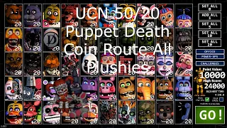 UCN 50/20 Puppet Death Coin Route All Plushies