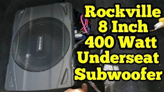 Rockville SS8P 400w 8" Slim Under-Seat Subwoofer install (Lexus IS300)