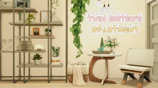 Twin Sister's Apartment 👭 | The Sims 4 | Stop Motion Build | NoCC