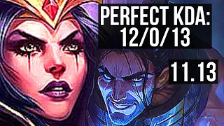 LEBLANC vs SYLAS (MID) | 12/0/13, Rank 3 LeBlanc, 71% winrate, Legendary | JP Grandmaster | v11.13