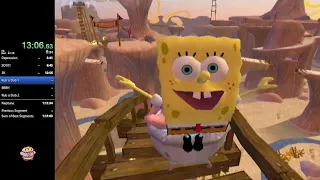 The Spongebob Squarepants Movie No Pause Storage Speedrun in 1:10:32