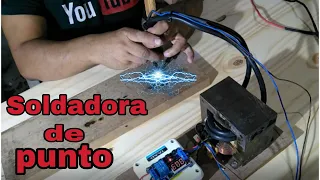 Construccion de soldadora de punto . Casi pierdo un dedo!