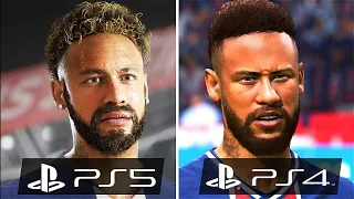 FIFA 22 PS5 vs PS4 Graphics and Player Animation Comparison next gen vs old gen