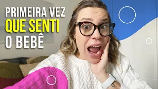 PRIMEIRA VEZ QUE SENTI O BEBÊ MEXER | DIÁRIO DA GRAVIDEZ | Go Deb