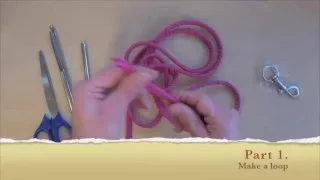 How To make a Dog Leash in 5 min with PP Multi Cord (multilijn)