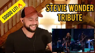 🎉 THIS WAS A PARTY | BEYONCE, ED SHEERAN & GARY CLARK JR - STEVIE WONDER TRIBUTE 🇬🇧 SINGER REACTION