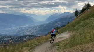 Mountain Unicycling the Swiss Alps