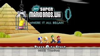 Where It All Began 100% Complete New Super Mario Bros.Wii (No Death)