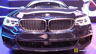 2018 BMW M550i xDrive - Exterior and Interior Walkaround - 2017 New York Auto Show