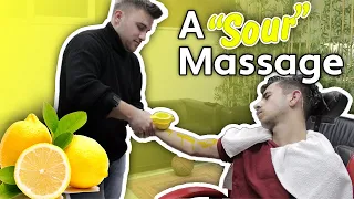 SOUR MASSAGE ASMR 🍋 @asmrundercutbs Got ASMR Session