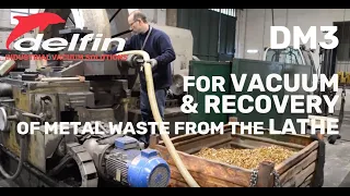 Industrial vacuum cleaner for recovery of metal waste from the lathe | DM3