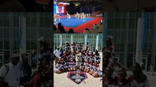 TxSU Cheer made history, as 1st HBCU to win in the Cheer Spirit Rally Division I at the NCA #shorts