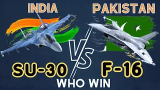 Su-30 MKI vs F-16 Aircraft Comparison | Indian Su-30 MKI Vs Pakistani F-16 Comparison