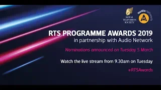 RTS Programme Awards nominations announcement
