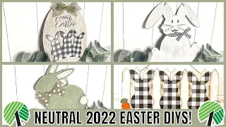 NEUTRAL 2022 EASTER DOLLAR TREE DIYS | EASTER 2022 DIY IDEAS | BUDGET FRIENDLY