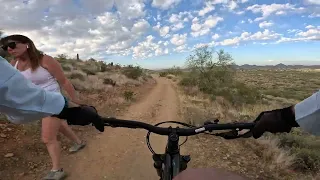 Mild Downhill Action Clip 4/25/2024 Desert Hills Trailhead