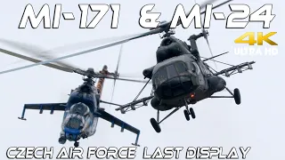 4K UHD MI-171 & MI-24  Czech Air Force Last Display