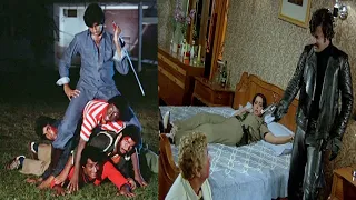 Amitabh Bachchan, Rajinikanth, Hema Malini - Andhaa Kaanoon Movie Climax Scene