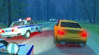 GTA 4 РОССИЯ РП - ПЬЯНЫЙ ЗА РУЛЕМ ОТ ПОГОНИ НА BMW M5