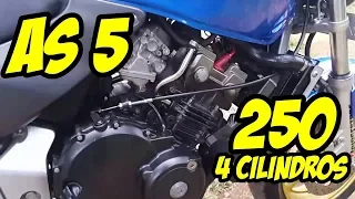 AS 5 MOTOS 250cc 4 CILINDROS QUE FARIAM SUCESSO NO BRASIL