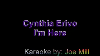 Cynthia Erivo - I'm Here Karaoke
