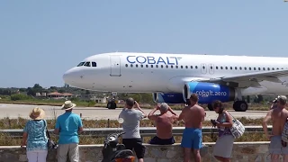 Plane Spotting, Skiathos. - Dangerous Jet blast.