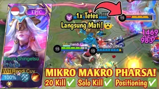 CARA MAIN PHARSA YG AGRESIF❗MIKRO MAKRO PHARSA & COMBO PHARSA - BUILD PHARSA TERSAKIT 2024 - MLBB