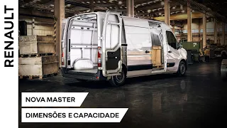 Renault | Nova Master | dimensões e capacidade