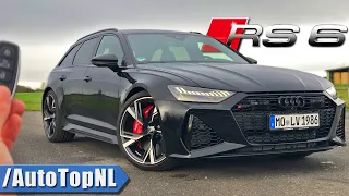 2020 Audi RS6 C8 | 300km/h REVIEW POV on AUTOBAHN (NO SPEED LIMIT) by AutoTopNL