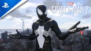 Marvel's Spider-Man 2 PS5 Classic Black Suit Free Roam Gameplay (4K)