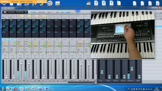 Record MIDI file with Korg PA synthesizer CUBASE