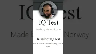 My IQ Test Results... 😱