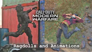 CoD Modern Warfare - Attention to Game Physics Ep.1 (Animations/Ragdolls)
