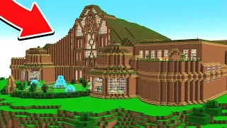 WORLD'S BIGGEST MINECRAFT DIRT REDSTONE HOUSE!