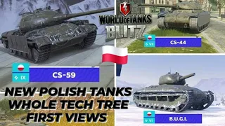 New Polish Mediums | First Views 👀 WOTB ⚡ WOTBLITZ ⚡ World of tanks blitz