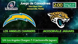 Comentando NFL Playoffs EN VIVO (14/ene/2023) Los Angeles Chargers | Jacksonville Jaguars