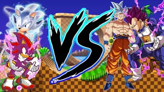 MUI Sonic & UE Shadow Vs MUI Goku & UE Vegeta