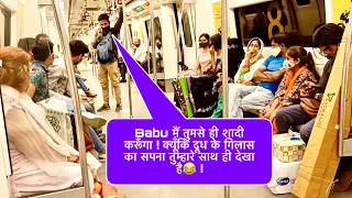 BEST METRO PRANK OF 2022😂🤣 PRANK IN METRO ! PART-2 ! BAGHEL KING