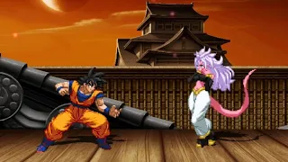 GOKU vs ANDROID 21 - Exciting High Level Fight!