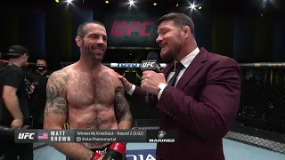 UFC Vegas 29: Matt Brown Octagon Interview