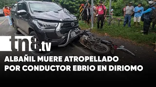 Su último viaje al trabajo: Conductor ebrio mata a albañil en Diriomo - Nicaragua