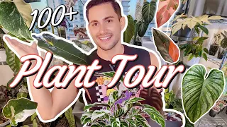 My ENTIRE Houseplant Collection ( 100+ Plant TOUR, Rare & Common )