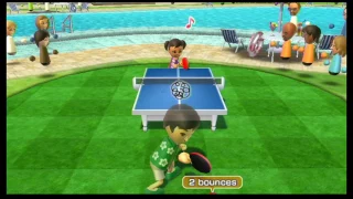 Wii Sports Resort (1080p 60fps) - Table Tennis - EPIC Match Against Miyu (2500+ Skill Level)