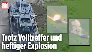 Russen-Drohne scheitert an deutschem Gepard-Panzer | BILD-Lagezentrum