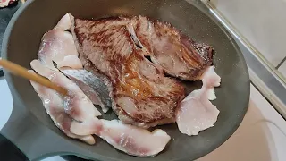 美食DIY 自己 #煎牛排 #ASMR - frying beef steak and fish steak