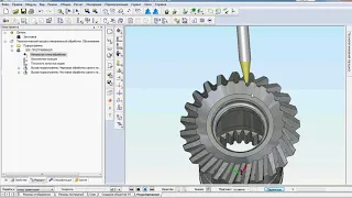 Обработка шестерни в ADEM CAM