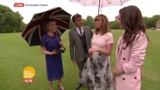 Kate Garraway Gives Herself A Damehood - Inside Buckingham Palace | Good Morning Britain