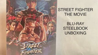 STREET FIGHTER THE MOVIE Blu-ray STEELBOOK unboxing!!
