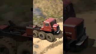 8x8 Tractor hill climb test - Spintires Mudrunner