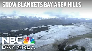 Winter Storm Brings Snow to Bay Area